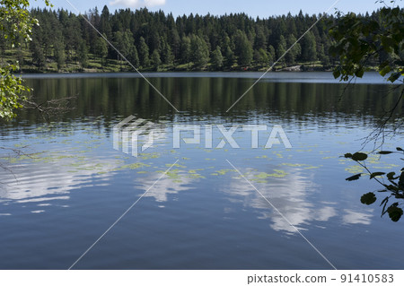 Scandinavian landscape lake Norway Scandinavia Scandinavian landscape lake Norway Scandinavia 91410583