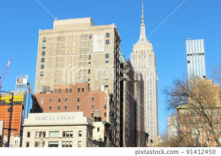 Empire State Building in New York 91412450