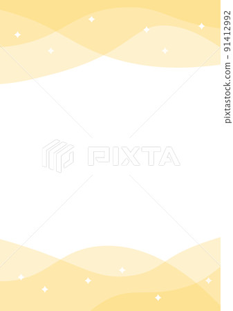 Soft curved background yellow vertical frame 91412992