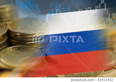 Stock market investment trading financial, coin and Slovakia flag or Forex for analyze profit finance business trend data background. Stock market investment trading financial, coin and Slovakia flag or Forex for analyze profit finance business trend data background. 91413382