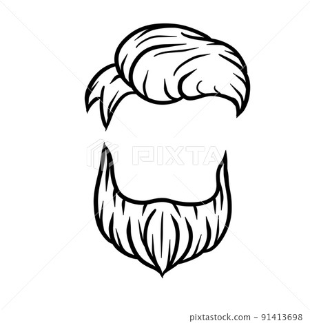 Fashionable men haircut. Fashionable men haircut. 91413698