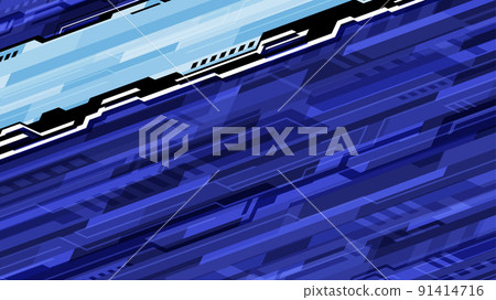 Near-future image_Cool line background illustration_16: 9 Near-future image_Cool line background illustration_16: 9 91414716