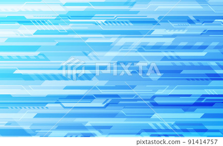 Near future image_Background illustration of cool lines 91414757