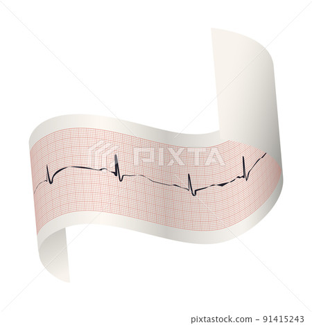 EKG seamless vector pattern 91415243