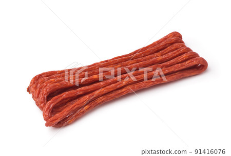 Thin smoked kabanos sausage Thin smoked kabanos sausage 91416076