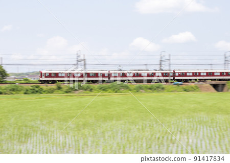 [近鐵名古屋線] 貫穿鄉間的電車 91417834