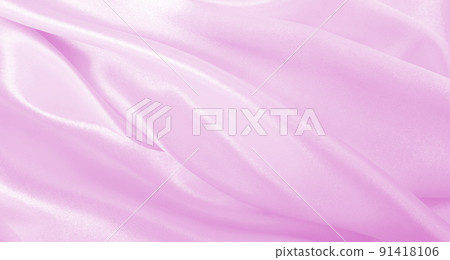 Smooth elegant pink silk or satin texture as wedding background. Luxurious background design Smooth elegant pink silk or satin texture as wedding background. Luxurious background design 91418106
