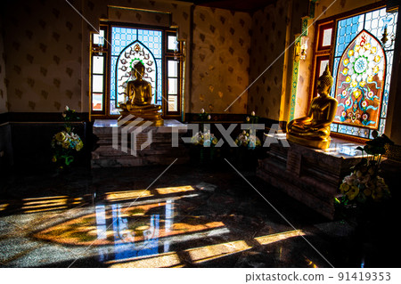 Phra Mahathat Chedi Phakdee Prakat temple in Prachuap Khiri Khan, Thailand 91419353