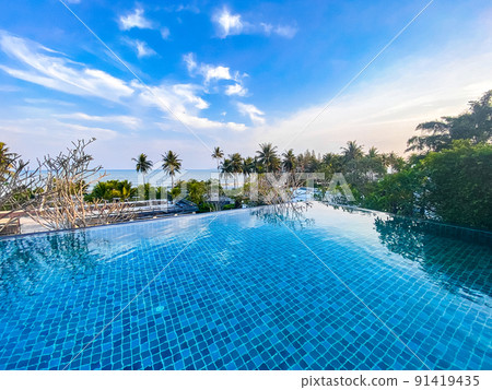 Ban Krut Beach or Baan Grood Beach in Prachuap Khiri khan, Thailand 91419435