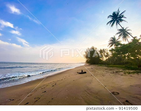 Ban Krut Beach or Baan Grood Beach in Prachuap Khiri khan, Thailand Ban Krut Beach or Baan Grood Beach in Prachuap Khiri khan, Thailand 91419500