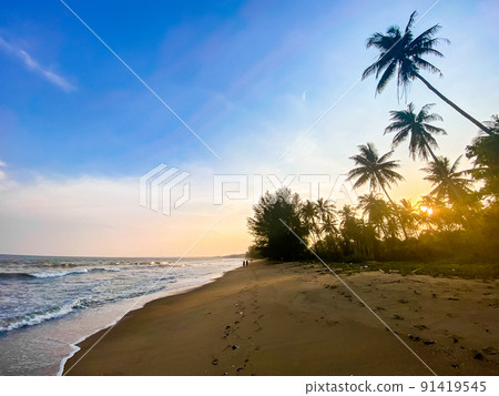 Ban Krut Beach or Baan Grood Beach in Prachuap Khiri khan, Thailand Ban Krut Beach or Baan Grood Beach in Prachuap Khiri khan, Thailand 91419545