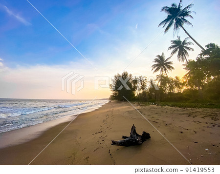 Ban Krut Beach or Baan Grood Beach in Prachuap Khiri khan, Thailand Ban Krut Beach or Baan Grood Beach in Prachuap Khiri khan, Thailand 91419553