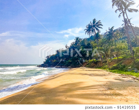 Hat Thang Sai Beach in Prachuap Khiri Khan, Thailand Hat Thang Sai Beach in Prachuap Khiri Khan, Thailand 91419555