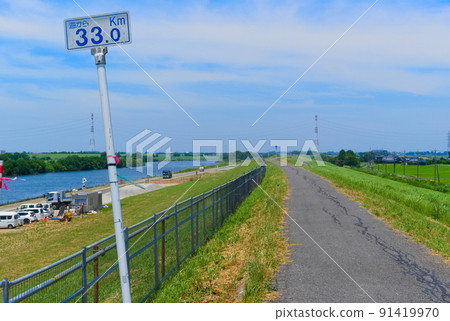 Scenery of Edogawa Cycling Road June 2022 91419970