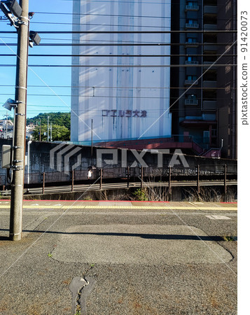 火車櫥窗系列①、火車站設備、站台、JR西日本、站間風景、鐵道迷、關西、旅行、趣味鐵路 91420073