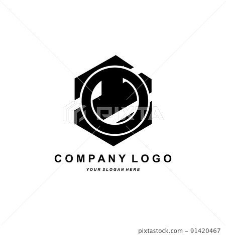 TZ or ZT Font Logo, T and Z Letter Icon Vector, Company Brand Design Illustration, Sticker, Screen Printing 91420467