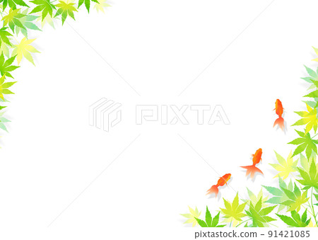 背景材料金魚日本紙夏天圖像 背景材料金魚日本紙夏天圖像 91421085