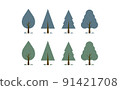 Scandinavian style wood hand-painted style set 91421708
