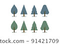 Scandinavian style wood hand-painted style set 91421709