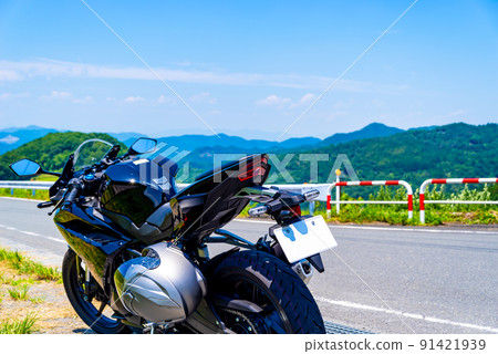 夏季自行車遊山俯瞰高原山口 a-2 高飽和度 夏季自行車遊山俯瞰高原山口 a-2 高飽和度 91421939