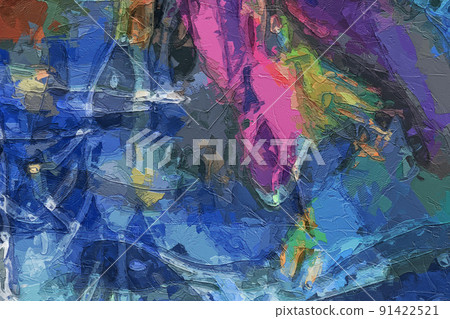 Abstract beautiful colorful texture rainbow 91422521