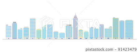 Illustration of business district Illustration of business district 91423479