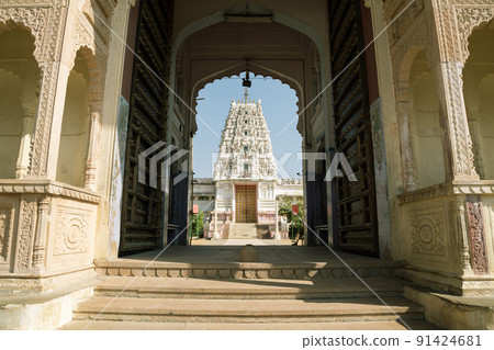 Brahma Temple in Pushkar, India Brahma Temple in Pushkar, India 91424681