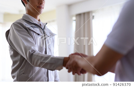 搖動 握手 商務 91426370