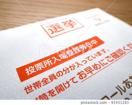 Election polling place admission ticket 91431283