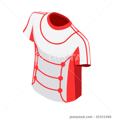 Smart Shirt Isometric Composition 91431498