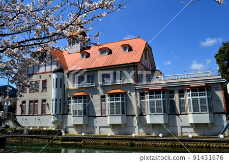 佐賀嬉野溫泉的春天街景“Siebold no Yu” 佐賀嬉野溫泉的春天街景“Siebold no Yu” 91431676