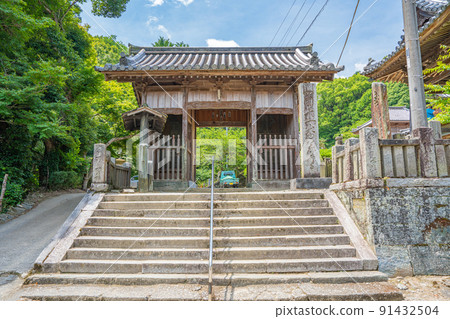 [No. 11 Fudasho] Fujiidera Temple Niomon [Shikoku 88 places] 91432504