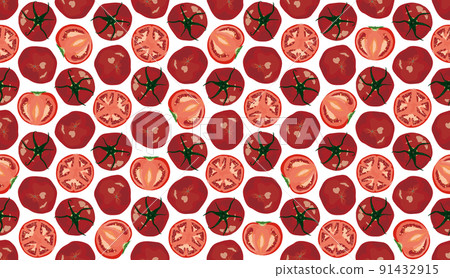番茄圖案材料 番茄圖案材料 91432915