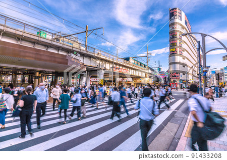 Tokyo cityscape of Japan June is over, and you can still see the side of Ameyoko in Korona-ka = 24th Tokyo cityscape of Japan June is over, and you can still see the side of Ameyoko in Korona-ka = 24th 91433208