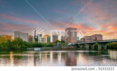Skyline of downtown Hartford city, cityscape in Connecticut, USA Skyline of downtown Hartford city, cityscape in Connecticut, USA 91433815