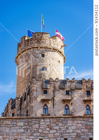 Castello del Buonconsiglio - Medieval Castle in Trento Downtown Trentino Italy Castello del Buonconsiglio - Medieval Castle in Trento Downtown Trentino Italy 91434112