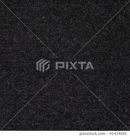 seamless texture and full-frame macro background of black synthetic car carpet 91434685