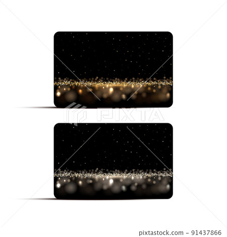 Luxury background card templates. Vector golden and silver luxury backgrounds for gift voucher, discount or credit cards. Luxury background card templates. Vector golden and silver luxury backgrounds for gift voucher, discount or credit cards. 91437866
