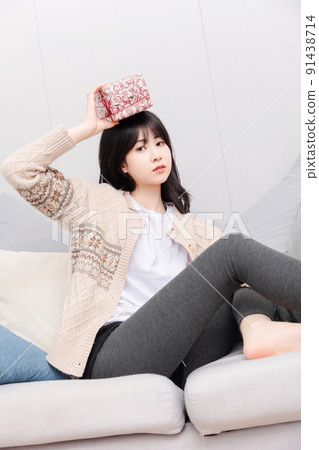 Asian girl living at home Asian girl living at home 91438714