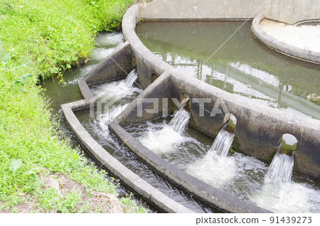 Irrigation facility in Nagano Prefecture Nishitenryu main canal Cylindrical diversion group "Tabata No. 30" Characteristic irrigation facility 91439273