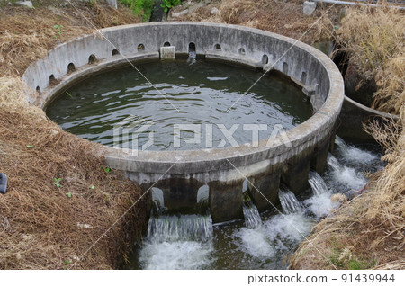 Irrigation facility in Nagano Prefecture Nishitenryu main canal Cylindrical diversion group "Oizumi No. 24" Characteristic irrigation facility 91439944