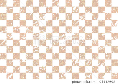 斑駁的方格圖案_大地色 斑駁的方格圖案_大地色 91442698