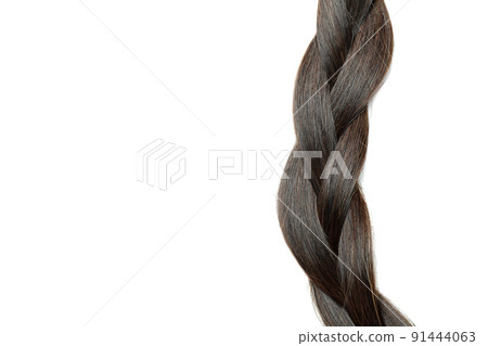 Lock of female hair isolated on white background Lock of female hair isolated on white background 91444063