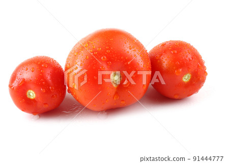 Three red tomatoes 91444777