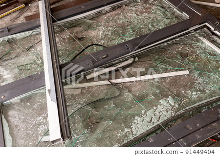 Photography to theme war destroyed Ukraine it russian troops Photography to theme war destroyed Ukraine it russian troops 91449404