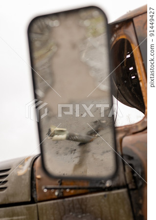 Photography to theme war destroyed Ukraine it russian troops Photography to theme war destroyed Ukraine it russian troops 91449427