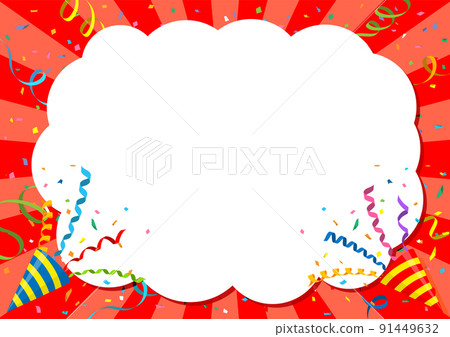 Background material with confetti Background material with confetti 91449632