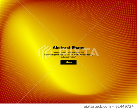 Beautiful abstract gradient orange-yellow background with a dynamic dotted geometric pattern in the form of lines. Template for cover, flyer or banner Beautiful abstract gradient orange-yellow background with a dynamic dotted geometric pattern in the form of lines. Template for cover, flyer or banner 91449724