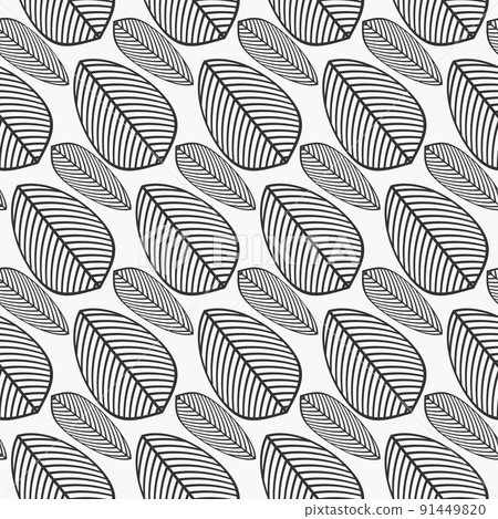 simple leaves seamless pattern simple leaves seamless pattern 91449820