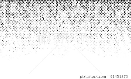 Halftone grunge gradient texture. Comic style pixel background. Pop art faded grainy surface. Speckle and particles vanishing effect. Black pixelated noice backdrop Halftone grunge gradient texture. Comic style pixel background. Pop art faded grainy surface. Speckle and particles vanishing effect. Black pixelated noice backdrop 91451873